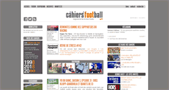 Desktop Screenshot of cahiersdufootball.net